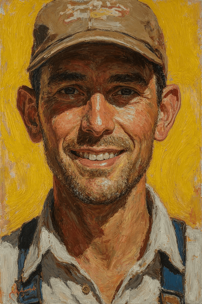 Qwen Image Oil Painting Portrait