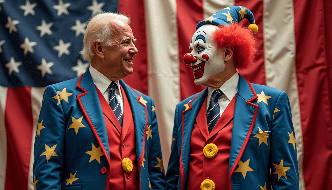 Flux AI Satirical Style Image